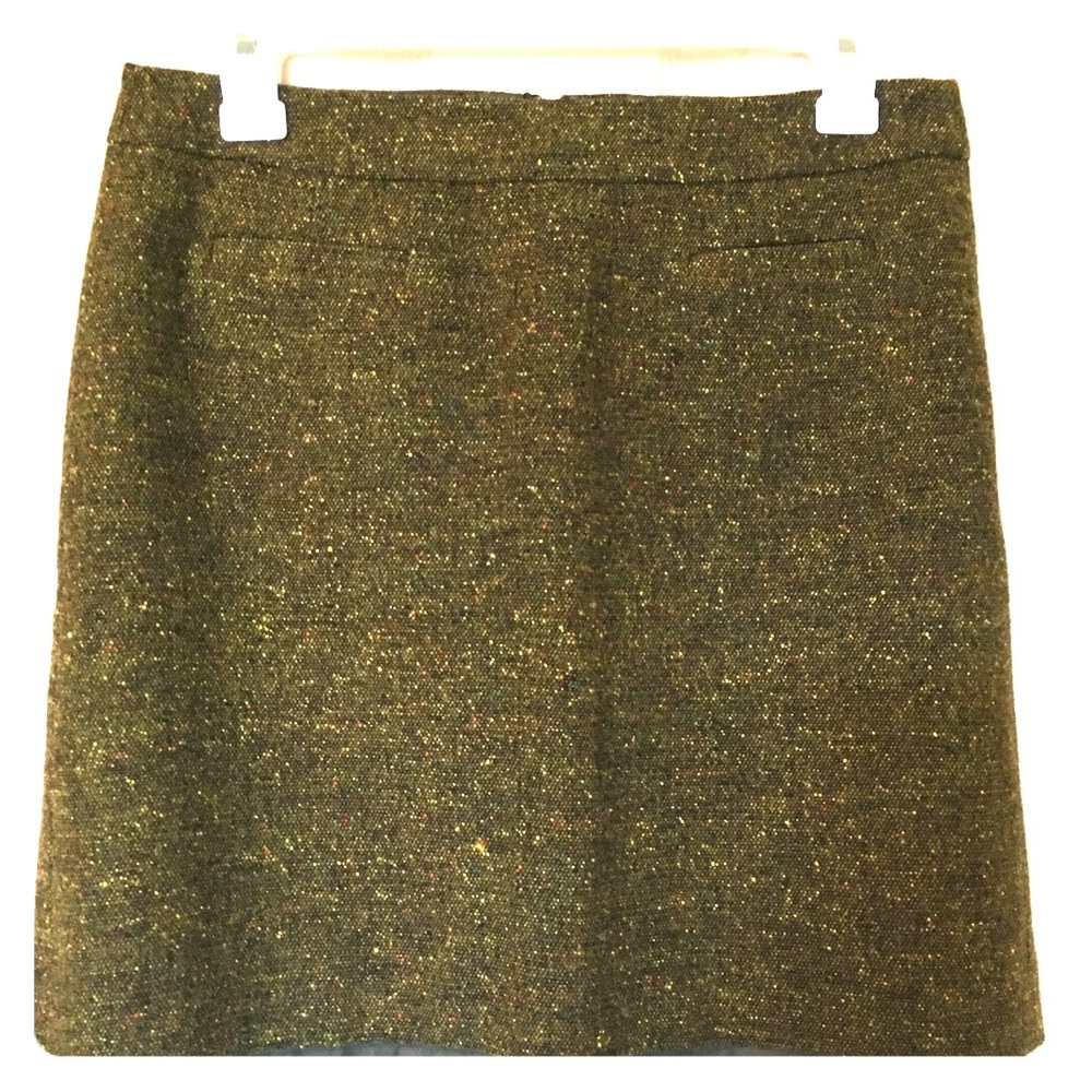 Ann Taylor Loft Lined Wool Mini Skirt